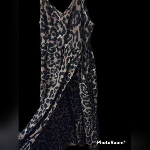 Cheetah print dress